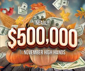 $500,000 in November High Hands